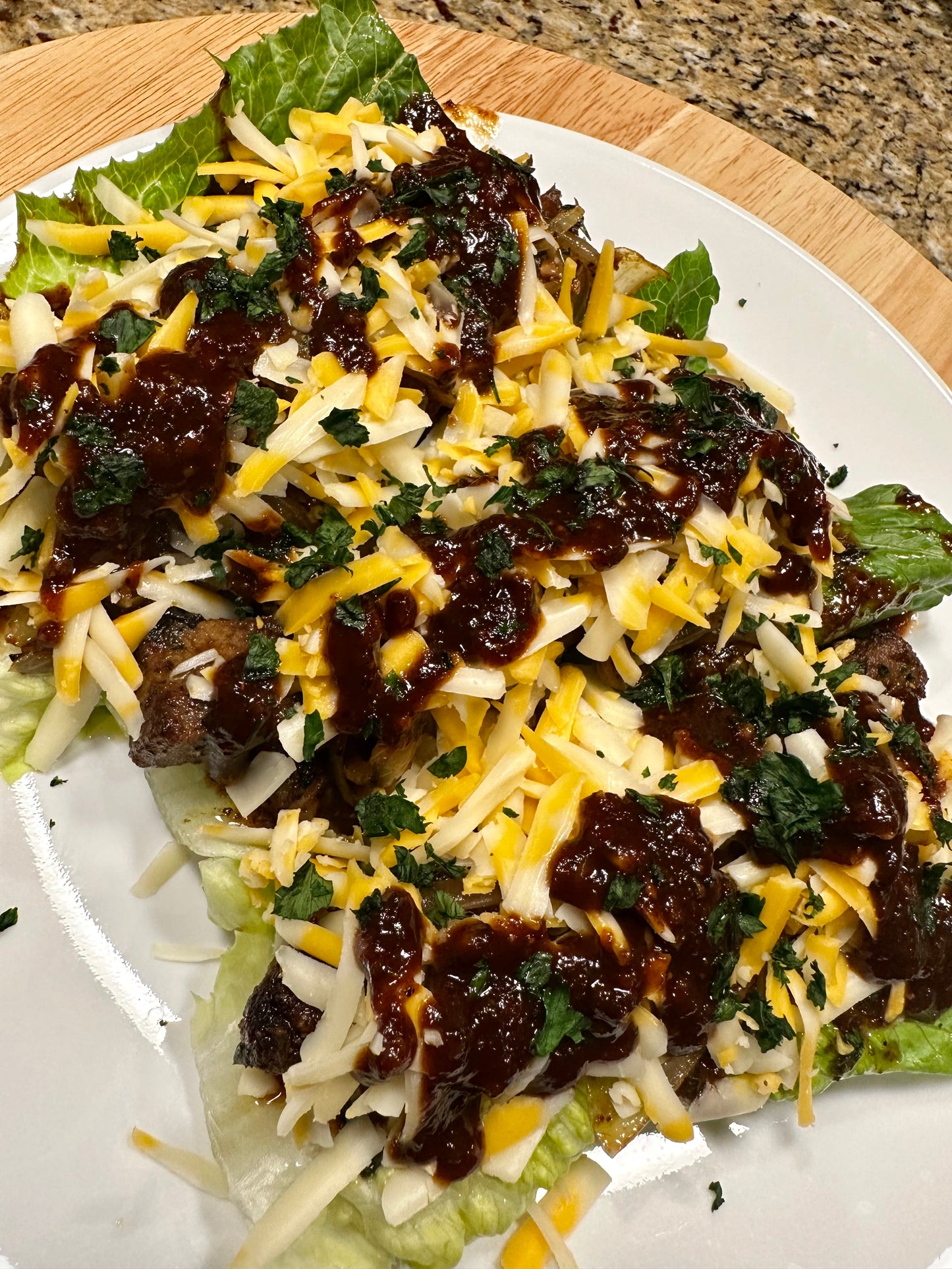 Garlic Butter Steak Lettuce Boats