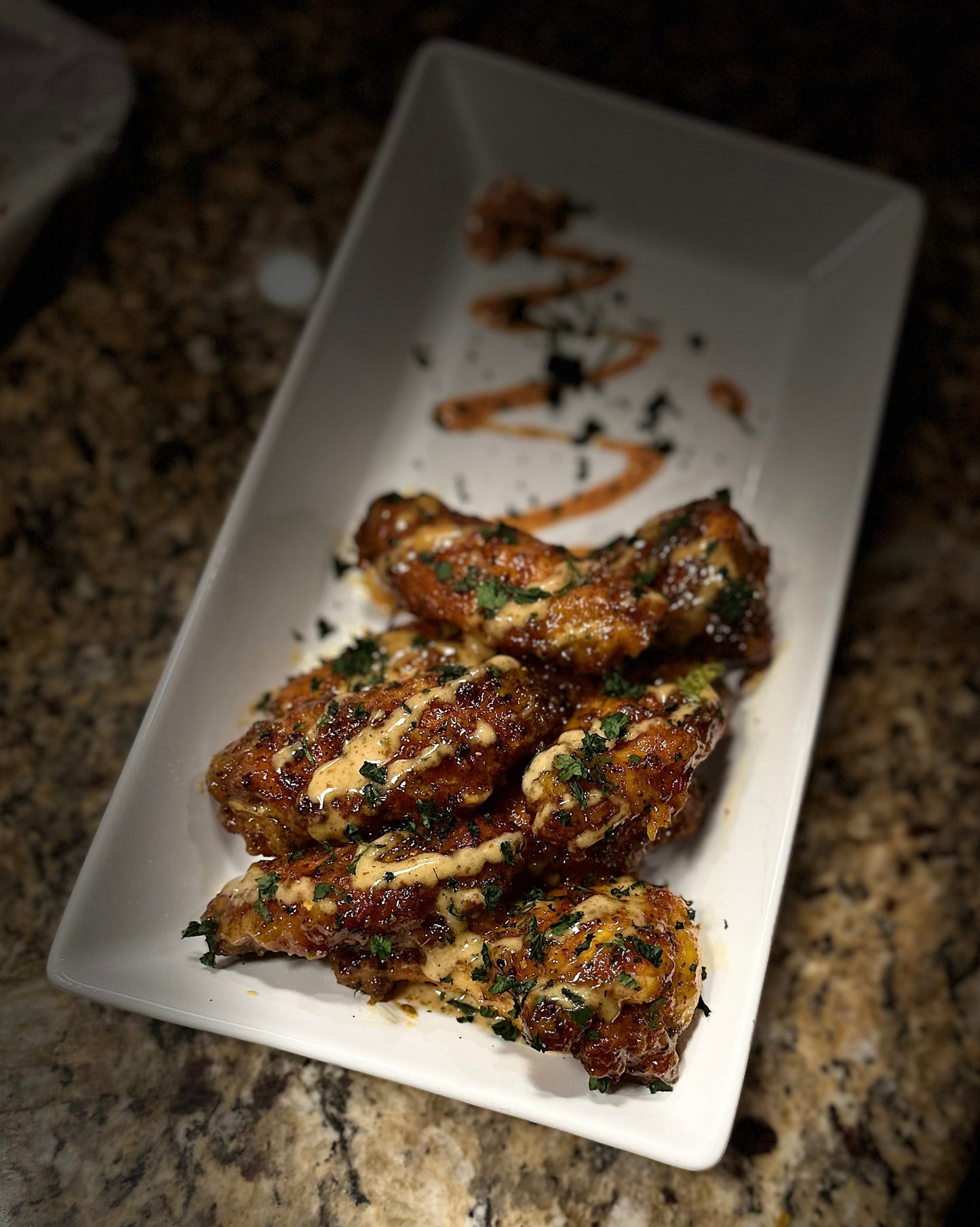 Crispy Air-Fried Honey Mustard Wings Recipe