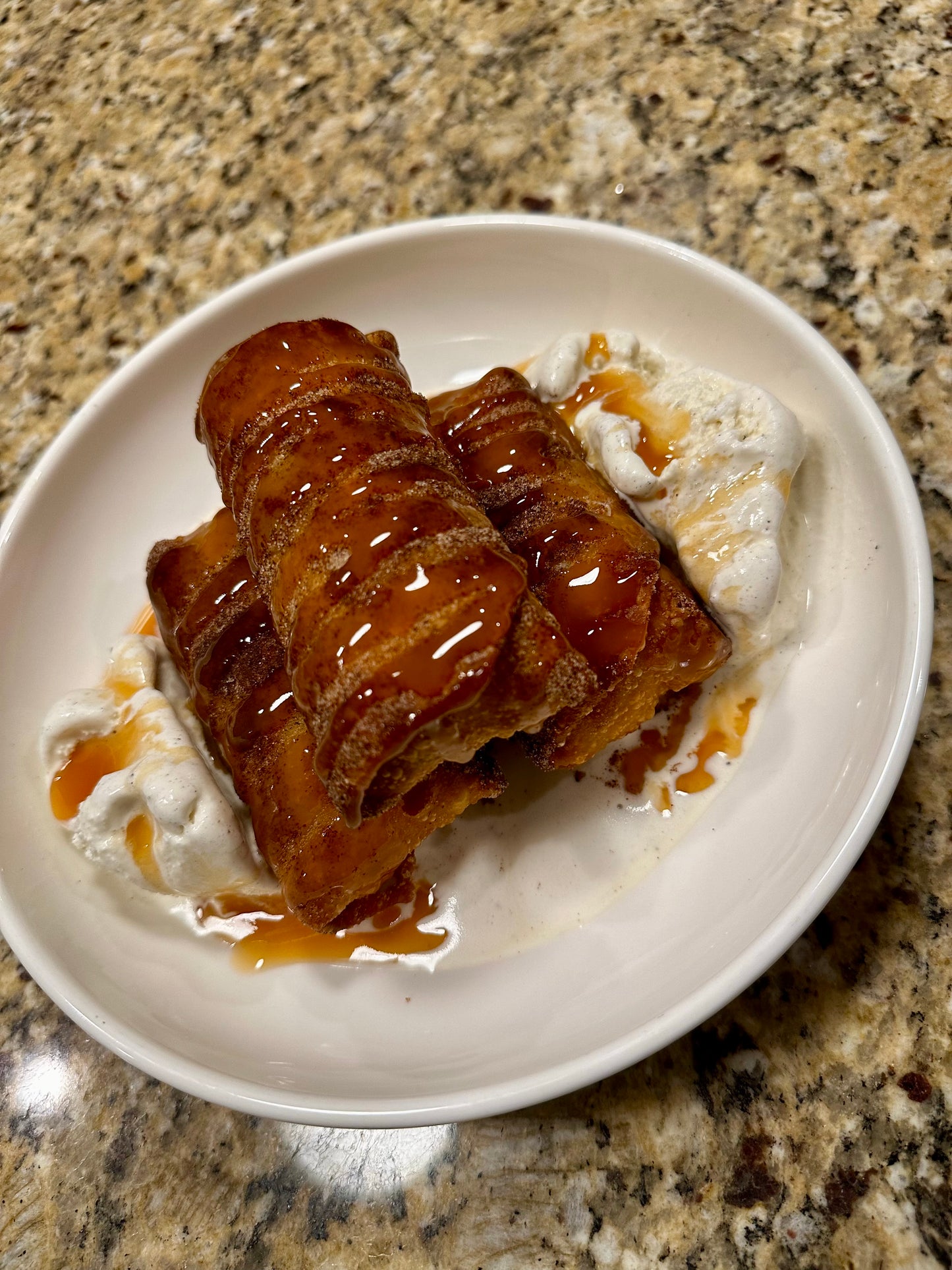 Peach Cobbler Egg Rolls Recipe