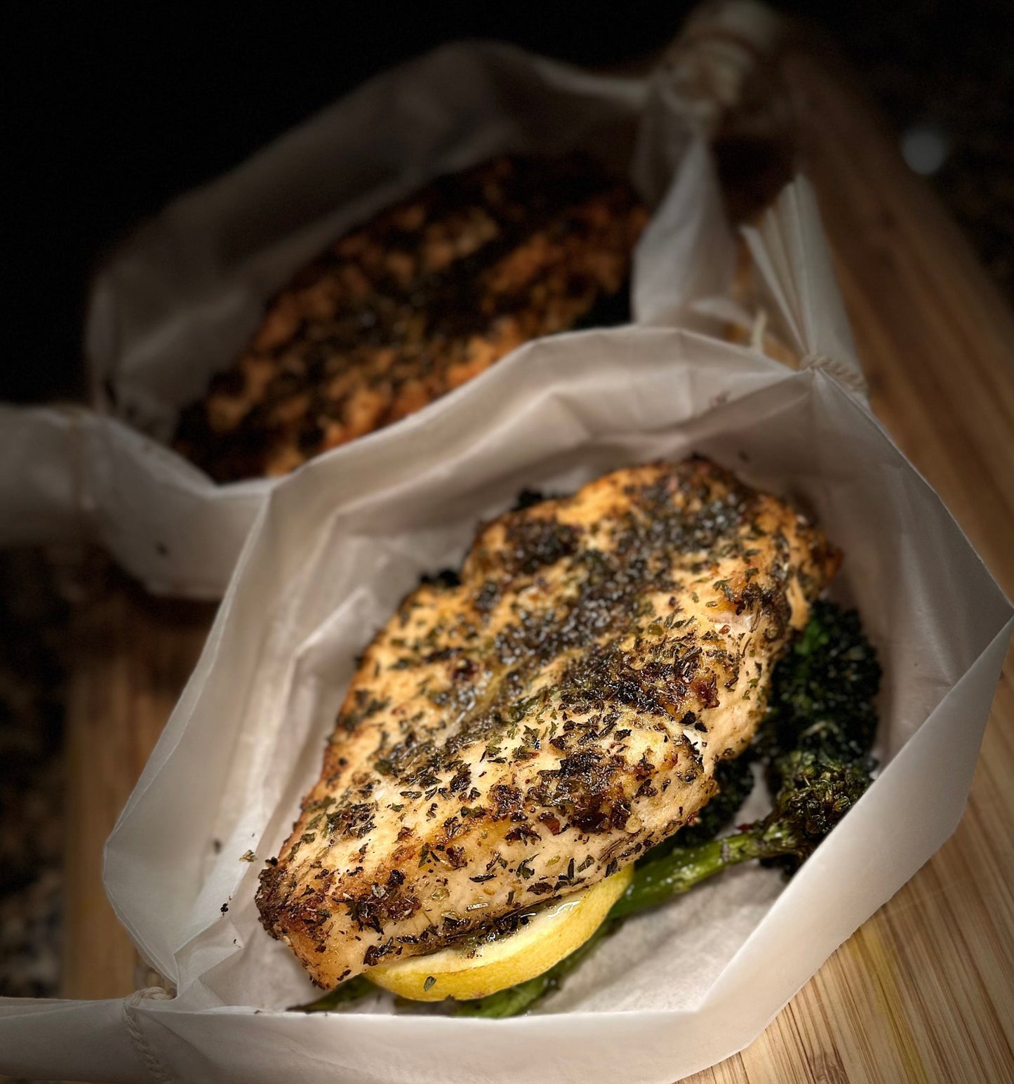Roasted Salmon & Broccolini Boats Recipe