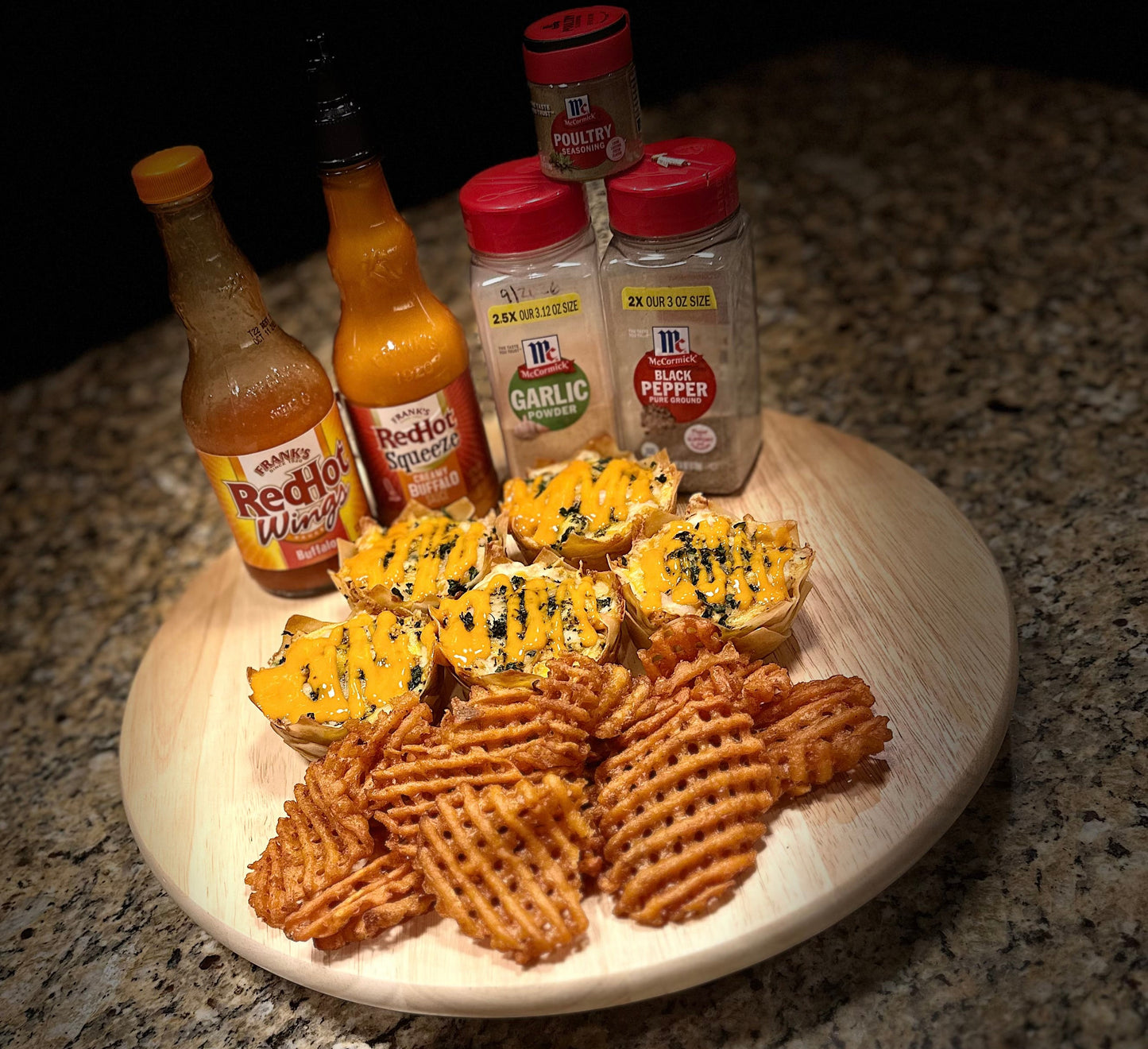 Buffalo Chicken Dip Cups Recipe