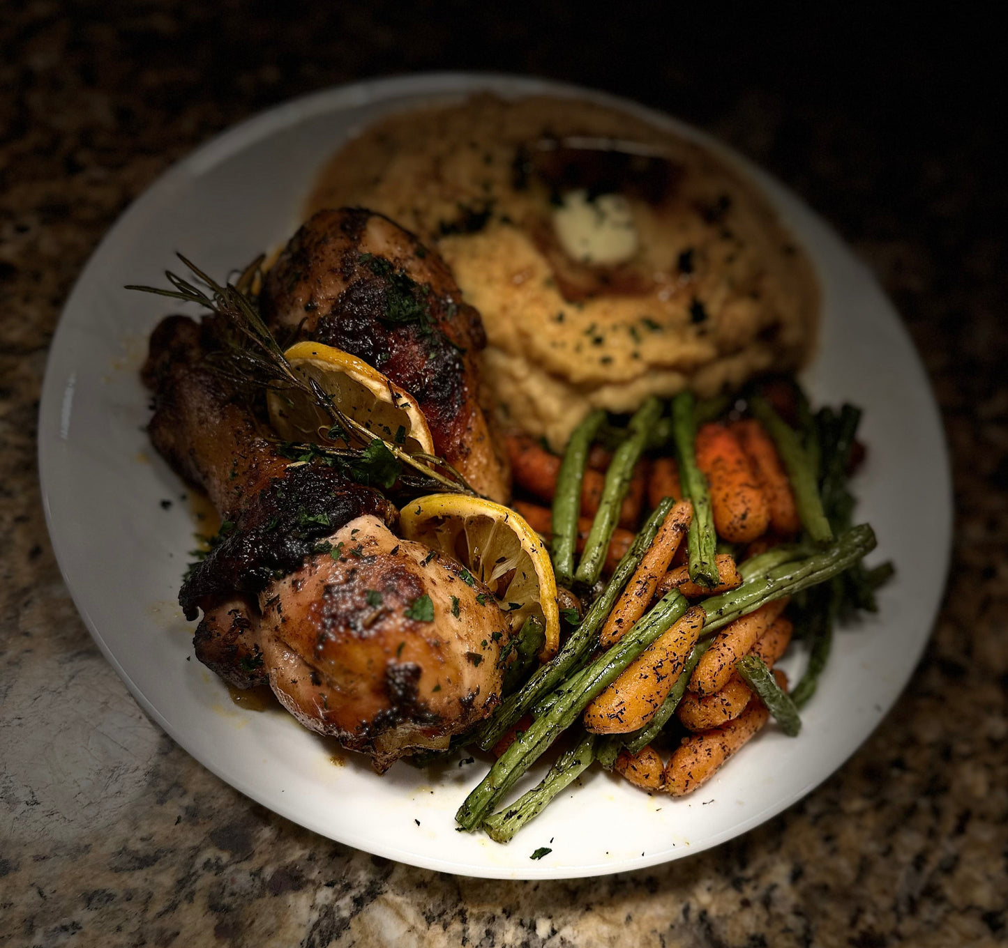 Lemon Rosemary Chicken Legs Recipe