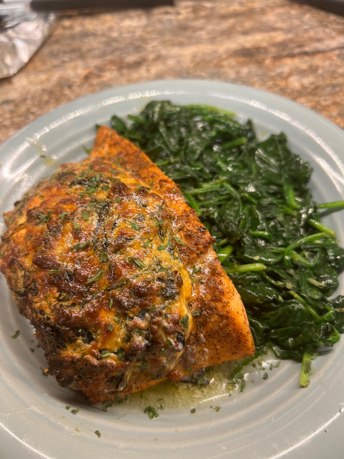 Stuffed Salmon Recipe