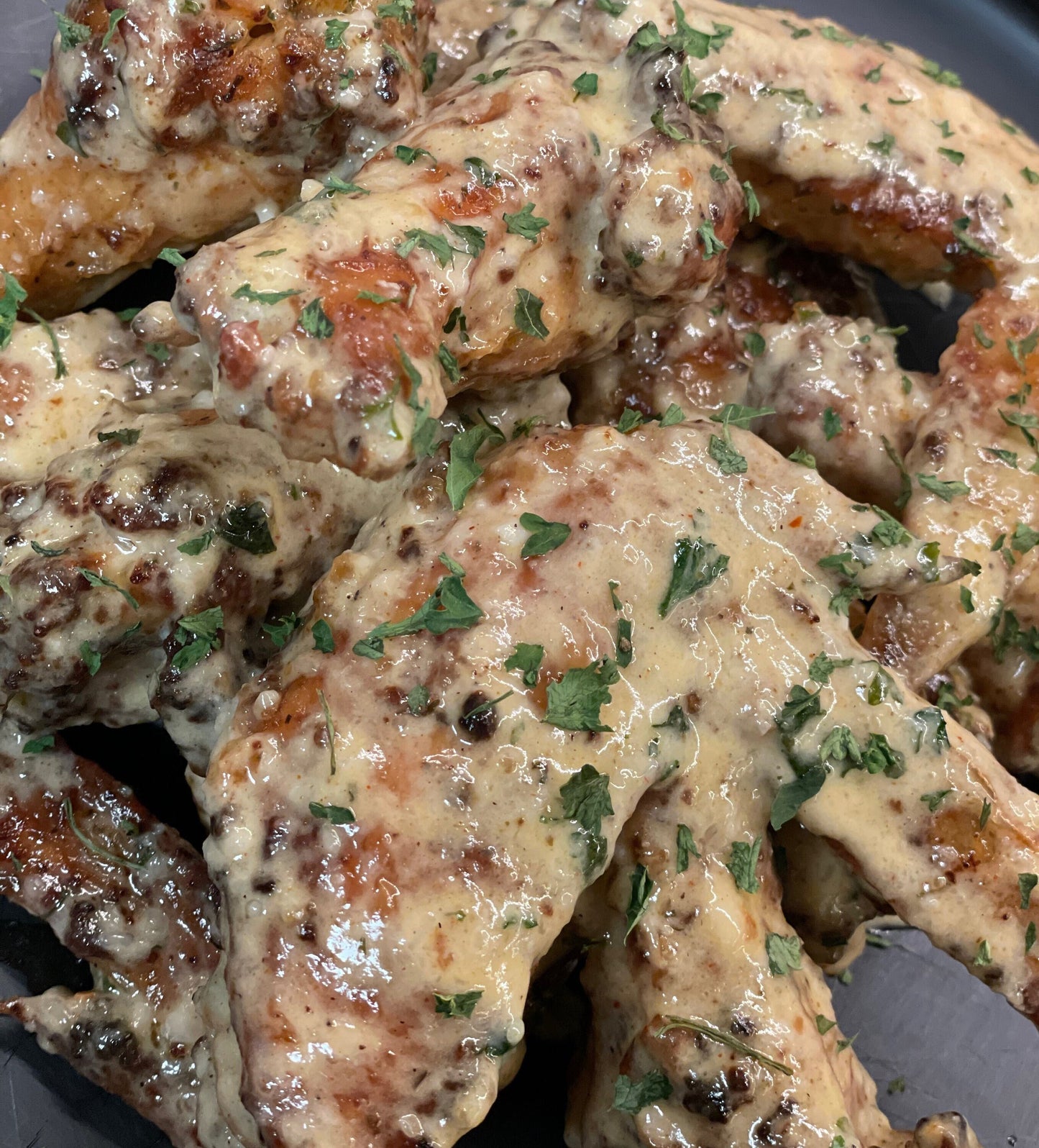 Cajun Alfredo Chicken Wings Recipe