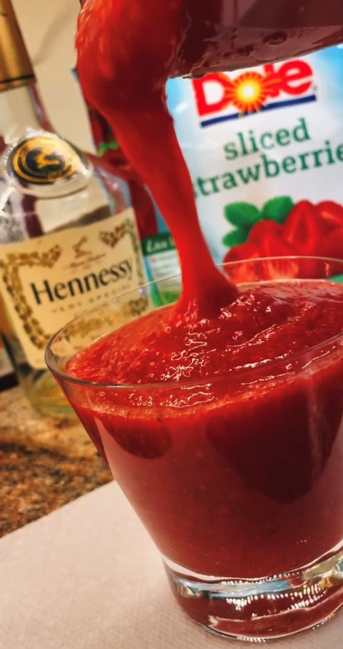 Strawberry Henny Slushie Recipe