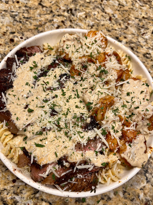 Cajun Surf & Turf Pasta Recipe