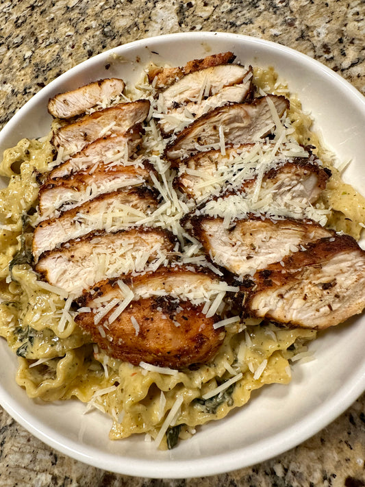 Creamy Chicken Pesto Pasta Recipe