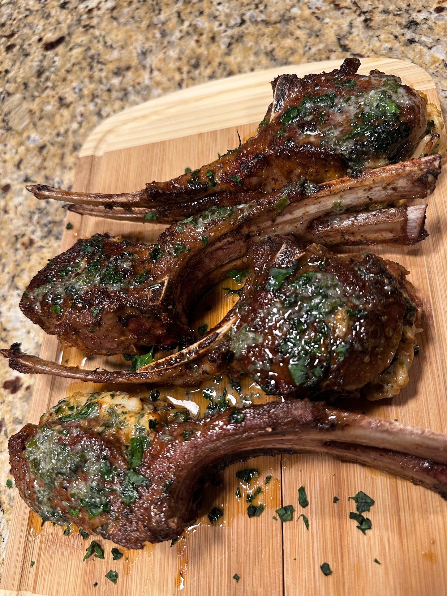 Crab Stuffed Lamb Chops Recipe