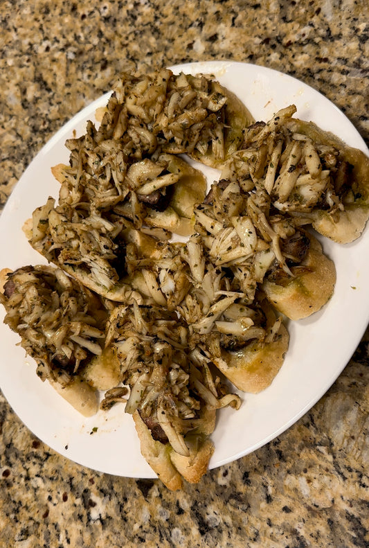 Surf & Turf Bruschetta's Recipe