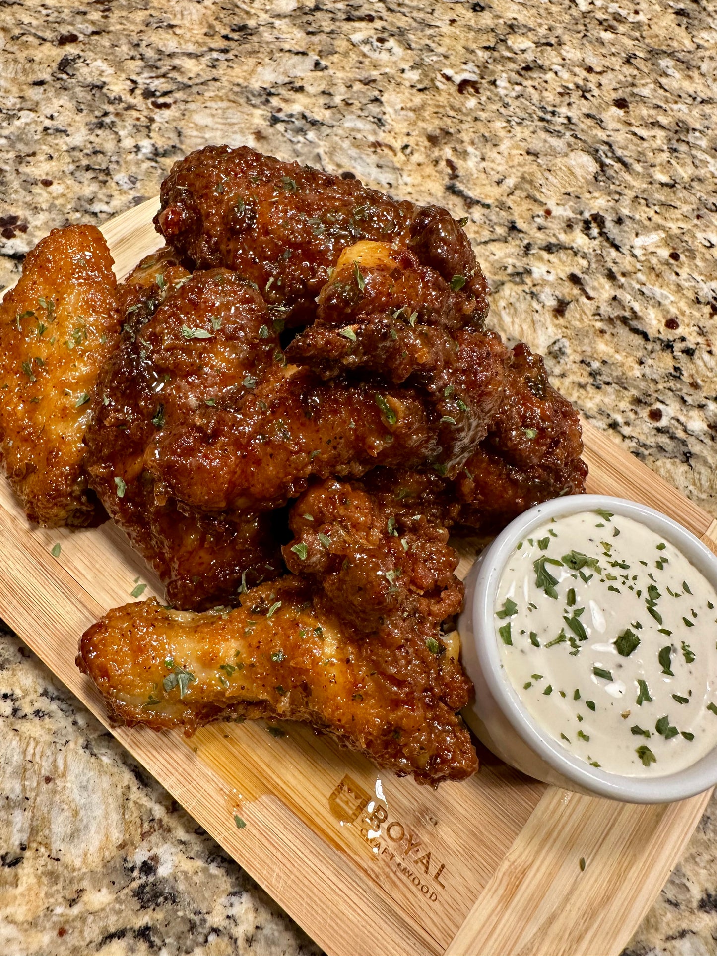 Honey Lemon Pepper Ranch Wings Recipe