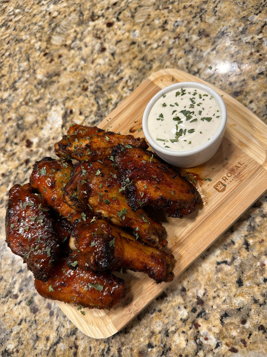 Oven Roasted BBQ Jerk Wings Recipe