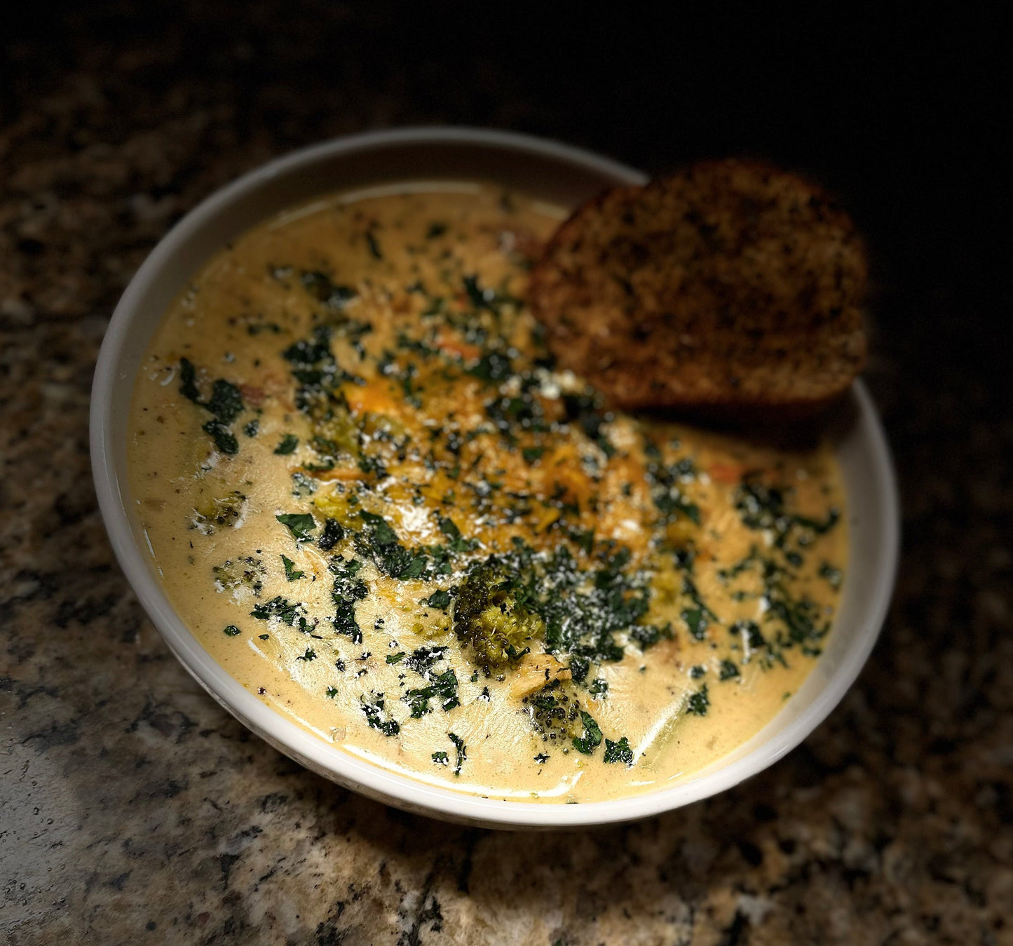 Chicken Broccoli & Cheddar Soup Recipe