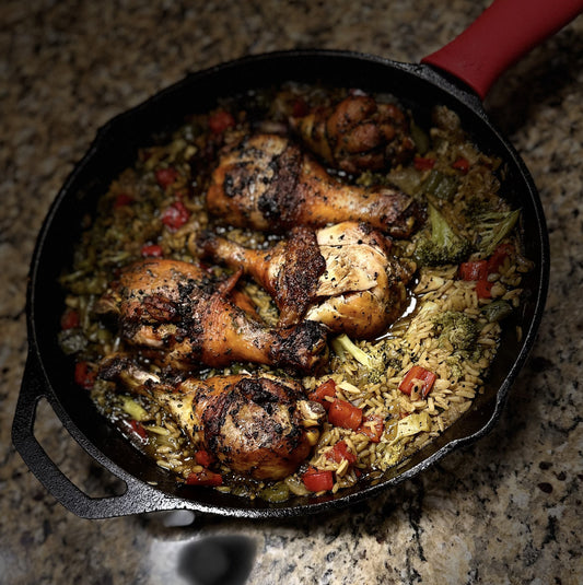 One-Pan Chicken & Rice Recipe
