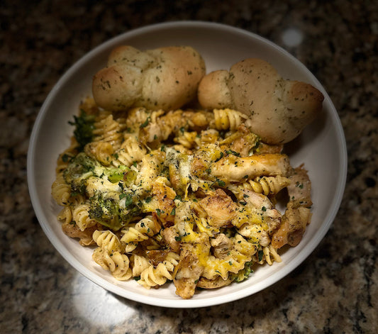 Cheesy Chicken & Broccoli Pasta Bake Recipe
