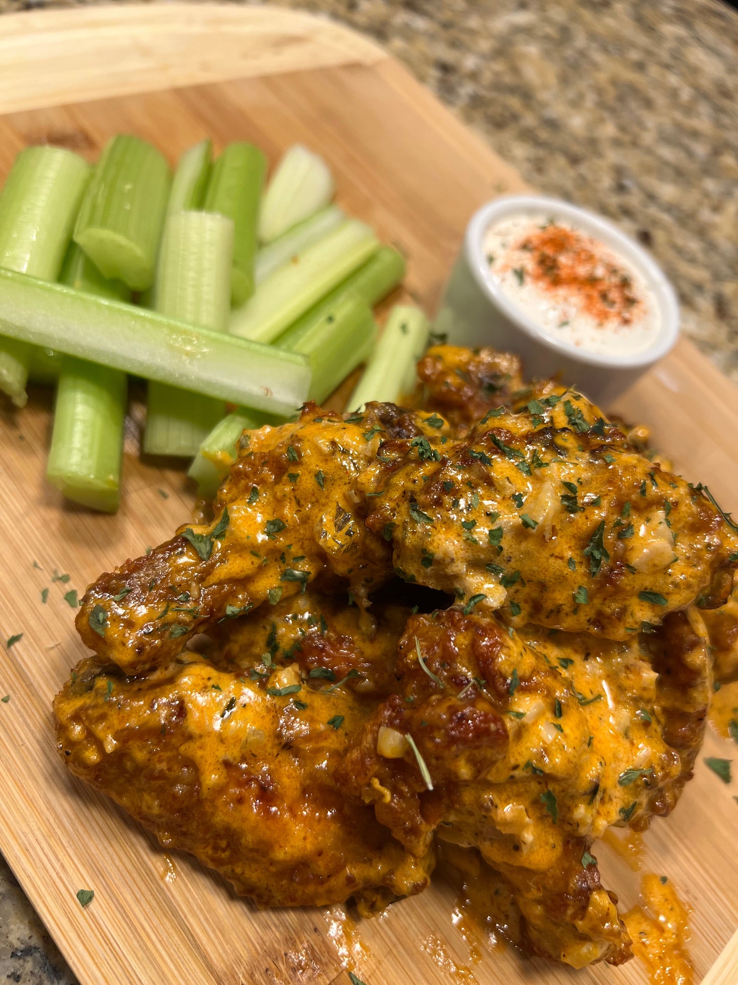 Creamy Cajun Butter Wings