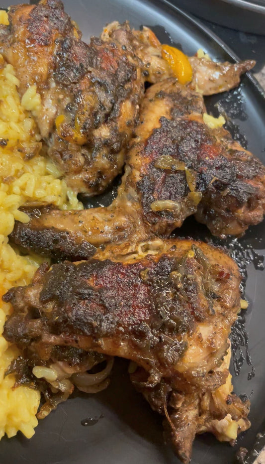 Baked Jerk Chicken Wings