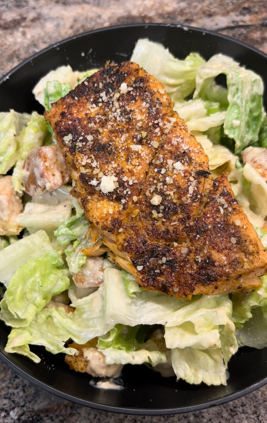 Salmon Caesar Salad Recipe